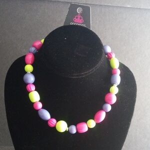 Paparazzi Neon Beaded Necklace 4 Pcs